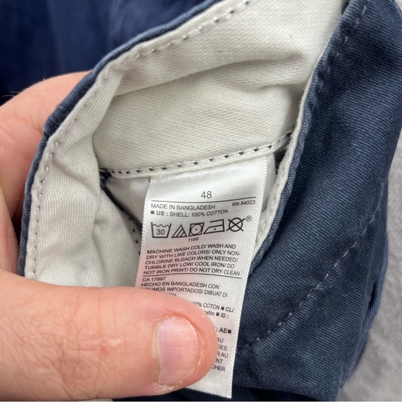 Old Navy Blue Chino Shorts Men’s 48 Big & Tall Navy Preppy comfy 2663 - Picture 5 of 9